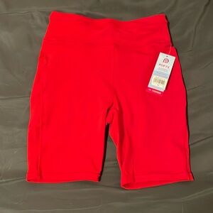 PopFit yoga shorts, Mediums, Red